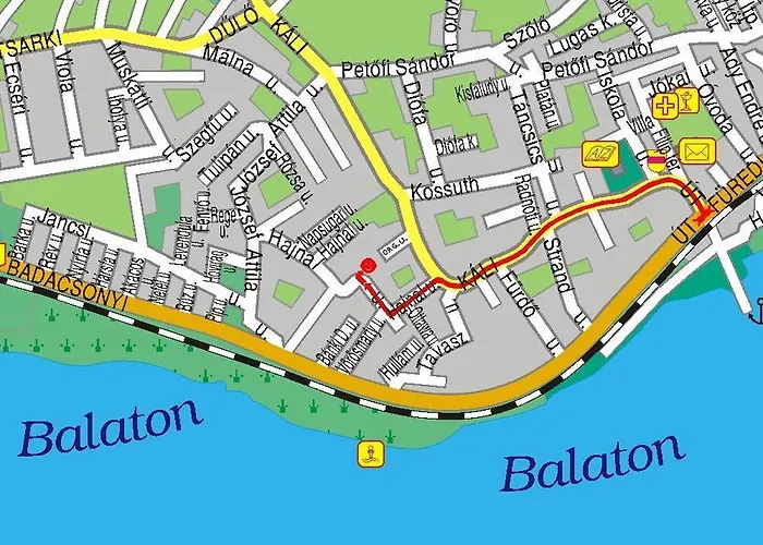 Voeroesko Apartmanhaz Révfülöp